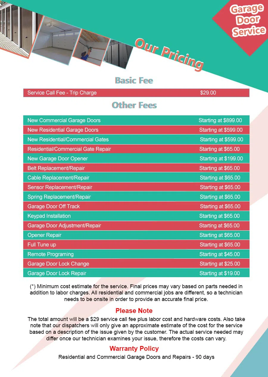 Central Garage Door Repair Service Laguna Beach, CA 714-477-0529